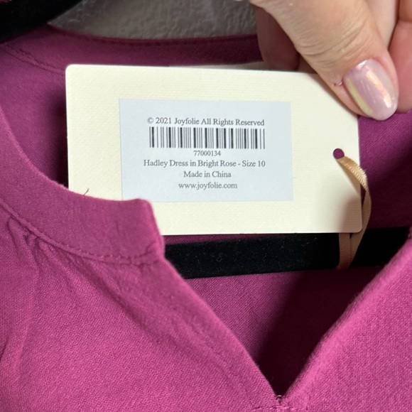 Mia Joy Joyfolie Hadley Dress in Bright Rose size 10 - Picture 5 of 6